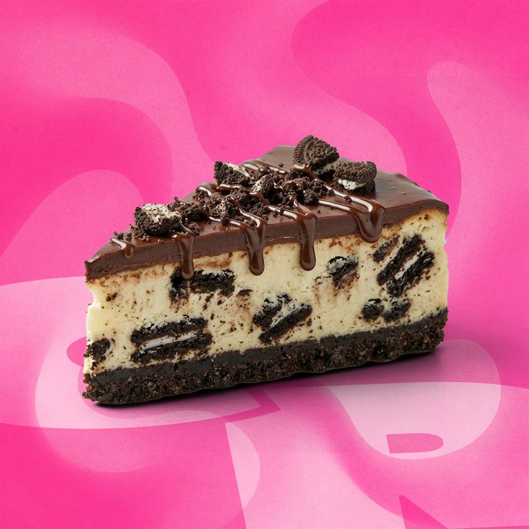 Cheesecake Oreo Crousty Rice, base biscuit et éclats d'Oreo