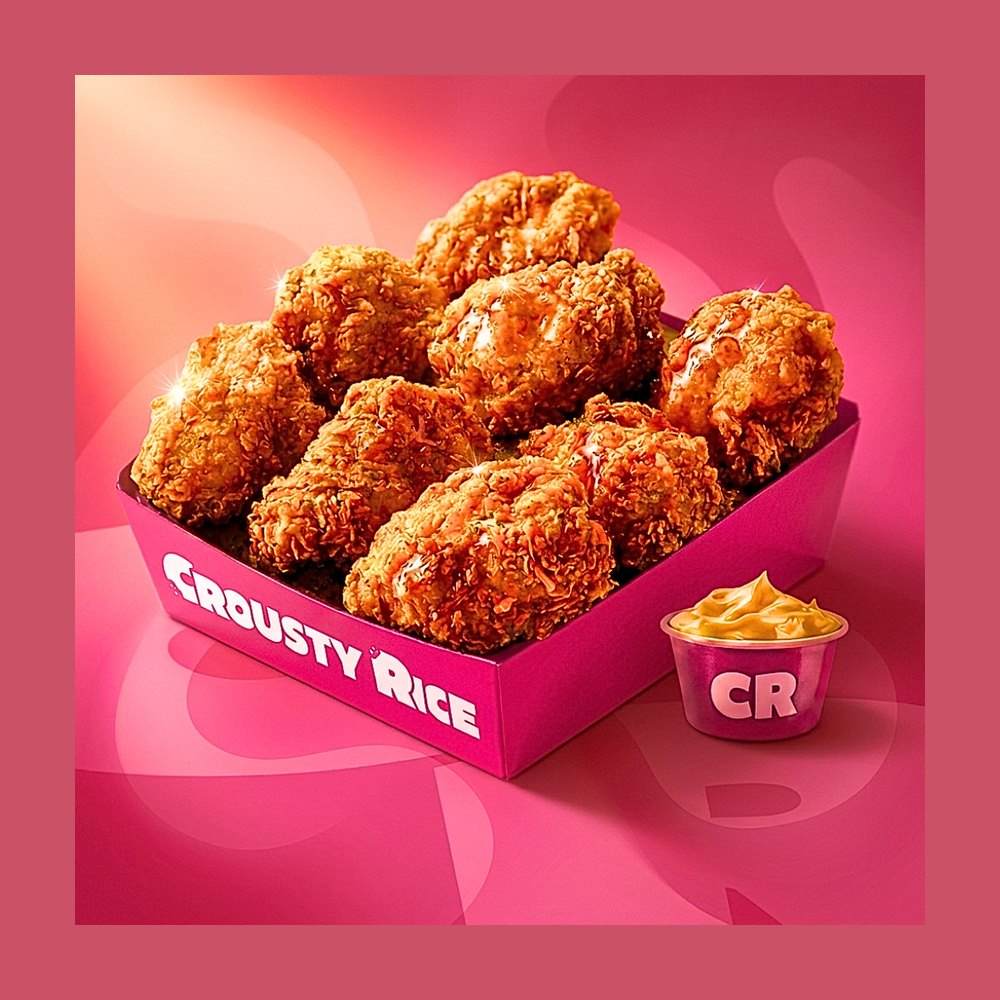 Crispy Chicken 3 pièces Crousty Rice