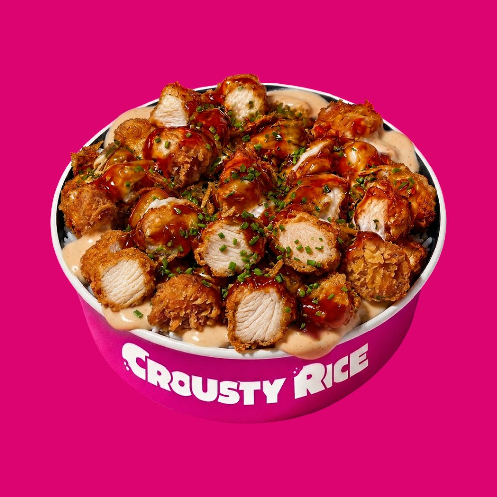 Le Smoky : bol Crousty Rice sauce fumée