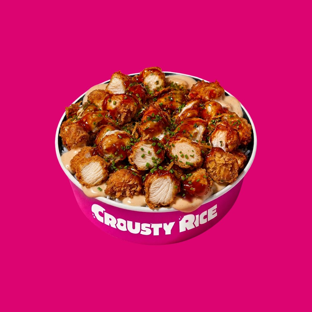 Crousty Poulet Rôti : bol Crousty Rice sauce fumée
